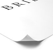 witte pompoen welkom vrijgezellenfeest feest poster (Hoek)