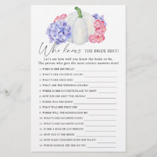 Witte pompoen - Wie weet de bruid beste spel