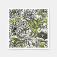 Witte pony-bloemen en -moten