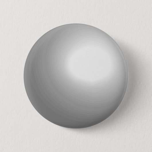 Witte poolbal  Button (Voorkant)