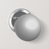 Witte poolbal  Button (Voorkant /achterkant)
