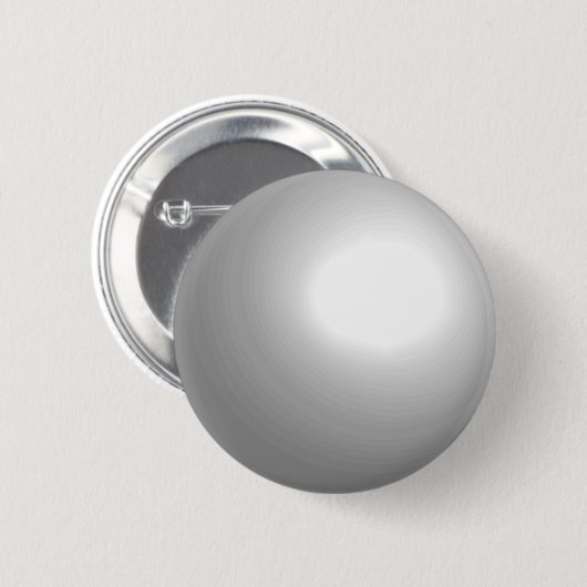 Witte poolbal  Button (Voorkant /achterkant)