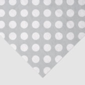 Witte poolpunten met achtergrondkleur tissuepapier (Detail)
