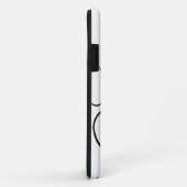 Witte Pootafdruk Case-Mate iPhone Case (Achterkant/rechts)