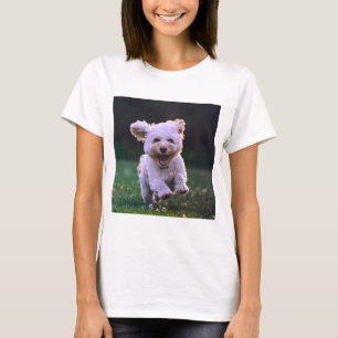 Witte porseleinkuif draaien t-shirt