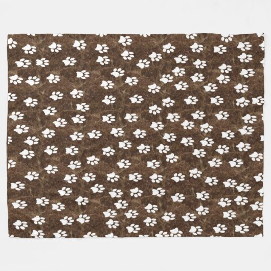 WITTE POTEN FLEECE DEKEN (Voorkant (Horizontaal))