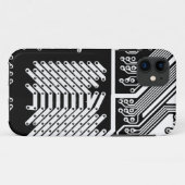 Witte printplaat Oh mijn! Case-Mate iPhone Case (Achterkant (horizontaal))