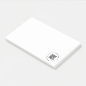 Witte QR | Minimalistisch Schoon Bedrijfsdesign Post-it® Notes (Schuin)