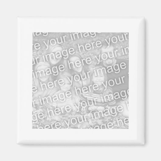 Witte rand foto magneet (Voorkant)