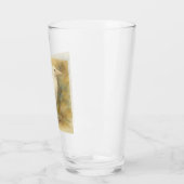 Witte Raven Aquarel Glas (Links)