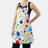 Witte regenboog vlekken Schort (Insitu)