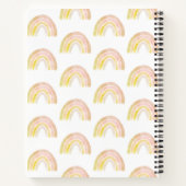Witte regenboog Waterverf Notitieboek (Achterkant)