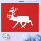 Witte rendiervis / Cariou Silhouette Flyer (Enkel)