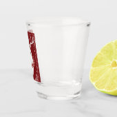 Witte rendiervis shot glas (Rechts)