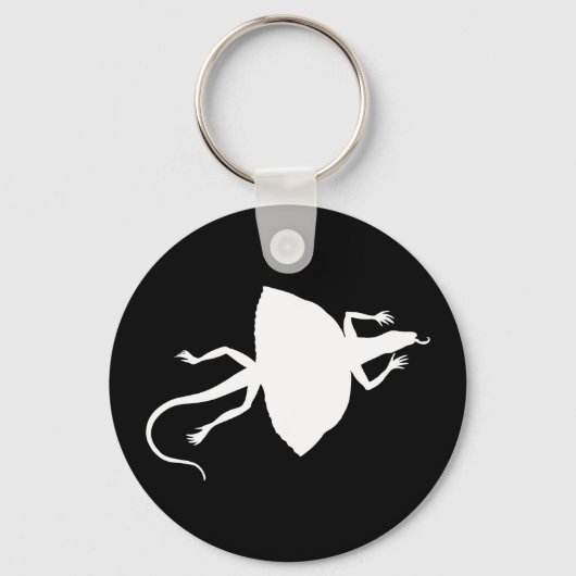 Witte reptiel sleutelhanger (Voorkant)