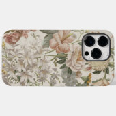 Witte Retro  Bloemen Boho Esthetisch Case-Mate iPhone Case (Achterkant (horizontaal))