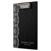 Witte retro kant klembord (Links)