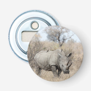 Witte Rhino Button Flesopener