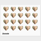 Witte Rhino Hart Sticker (Vel)