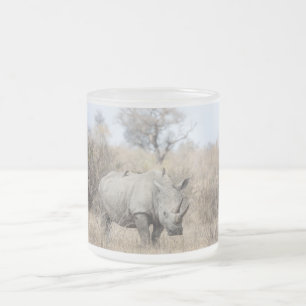 Witte Rhino Matglas Koffiemok