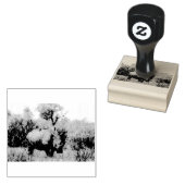 Witte Rhino Rubberstempel (Gestempeld)