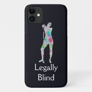 Witte rietveiligheidsdag, sassy blind girl iPhone 11 hoesje