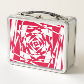 Witte rode abstracte illusie (Voorkant)