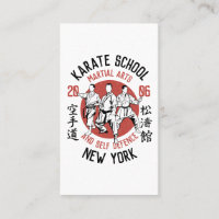 Witte rode karate illustratie martial arts lessen