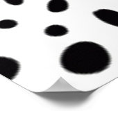 witte rode lippen rockabilly art poster (Hoek)