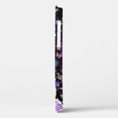 Witte roos en vlinders iPhone Case (Achterkant / Links)