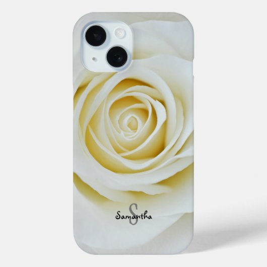 Witte Roos Hoesje (Achterkant)