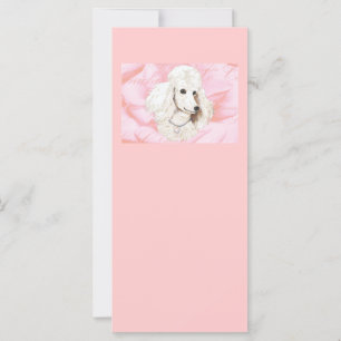 Witte Roos Petals Roze uitnodiging