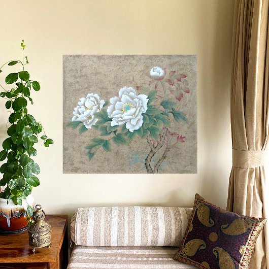 Witte Roos Poster