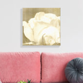 Witte Rose Liefde Canvas Afdruk (Insitu (Woonkamer))
