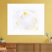 *~* Witte Rose Macro Bloemen Abstract Grunge AR8 Canvas Afdruk (Insitu (Woonkamer))