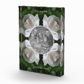 Witte Rose Raindrops Lijst Creëer Uw Eigen Fotoblokken (Rechts)