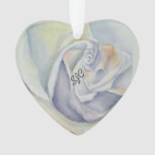 WITTE ROSE VALENTIJN ORNAMENT (voorkant)