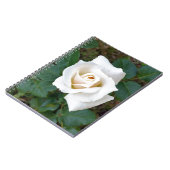 witte rosebud notitieboek (Linkerzijde)