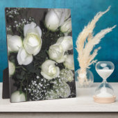 WITTE ROSES FOTOPLAAT (Zijkant)