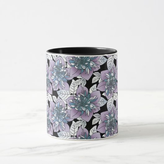 Witte & Roze Bloemen Harmonie Mok (Midden)