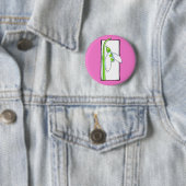 Witte roze Button (In situ)