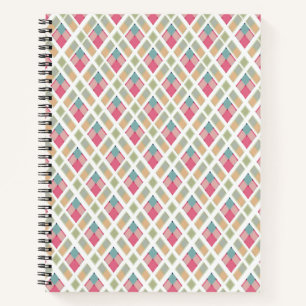 Witte roze pleister notitieboek