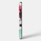 WITTE ROZE ROZEN EN ANEMONEBLOEMEN MONOGRAM Case-Mate iPhone CASE (Achterkant / Links)