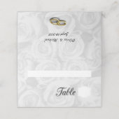 witte rozen (Buitenkant ongevouwen)