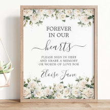 Witte Rozen Bloemen Memorial Begrafenis Geheugenta