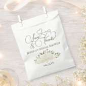 Witte Rozen Boeket Liefde & Bedankt Vrijgezellenfe Bedankzakje (Geknipt)