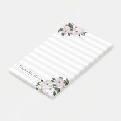 Witte rozen Botanische illustratie Post-it® Notes (Schuin)