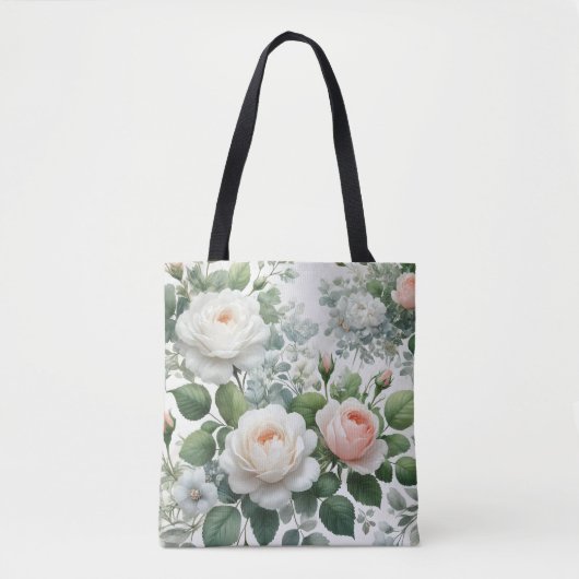 witte rozen draagtas (Voorkant)