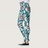 Witte rozen en ladybugs leggings (Links)