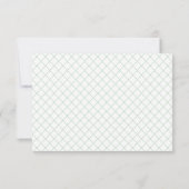 Witte rozen Eucalyptus Lattice RSVP (Achterkant)